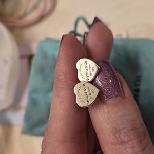 Tiffany & Co. Sterling Silver Heart Earrings